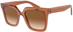 Sunglasses - Giorgio Armani - AR8156 - 593251 TRANSPARENT BROWN // CLEAR GRADIENT BROWN