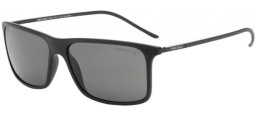 Sunglasses - Giorgio Armani - AR8034 - 504281 MATTE BLACK // GREY POLARIZED