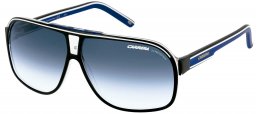 Gafas de Sol - Carrera - GRAND PRIX 2 - T5C (08) BLUE WHITE AND TRANSPARENT BLACK // DARK BLUE GRADIENT