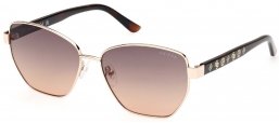 Gafas de Sol - Guess - GU00102 - 32F  SHINY PALE GOLD // BROWN GRADIENT