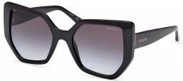 Gafas de Sol - Guess - GU00154 - 01B  SHINY BLACK // GREY GRADIENT