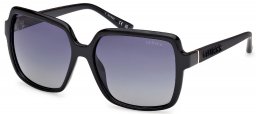 Gafas de Sol - Guess - GU00157 - 01D  SHINY BLACK // GREY GRADIENT POLARIZED