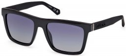 Gafas de Sol - Guess - GU00166 - 01D  SHINY BLACK // GREY GRADIENT