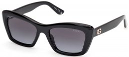 Gafas de Sol - Guess - GU00195 - 01B  SHINY BLACK // GREY GRADIENT