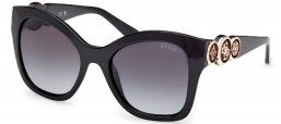 Gafas de Sol - Guess - GU00197 - 01B  SHINY BLACK // GREY GRADIENT