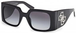 Gafas de Sol - Guess - GU00201-H - 01B  SHINY BLACK // GREY GRADIENT
