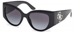 Gafas de Sol - Guess - GU00202 - 01B  SHINY BLACK // GREY GRADIENT