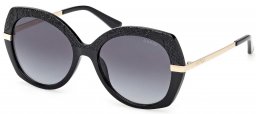 Gafas de Sol - Guess - GU00215 - 01B  SHINY BLACK // SMOKED GRADIENT