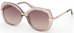 Gafas de Sol - Guess - GU00215 - 57F  SHINY BEIGE // BROWN GRADIENT