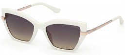 Gafas de Sol - Guess - GU00216 - 21B  SHINY IVORY // BROWN GRADIENT
