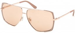 Gafas de Sol - Guess - GU00220 - 58E  MATTE BEIGE // LIGHT BROWN