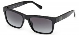 Gafas de Sol - Guess - GU00221 - 01B  SHINY BLACK // SMOKED GRADIENT