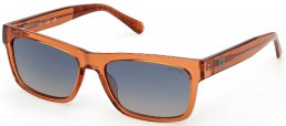 Gafas de Sol - Guess - GU00221 - 42X  SHINY DARK ORANGE // BLUE GRADIENT