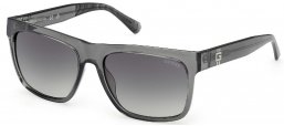 Gafas de Sol - Guess - GU00222 - 20B  SHINY GREY // SMOKED GRADIENT