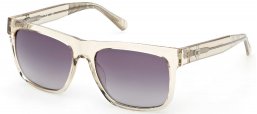 Gafas de Sol - Guess - GU00222 - 57Z  SHINY BEIGE // DARK VIOLET GRADIENT