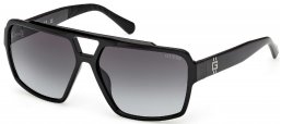Gafas de Sol - Guess - GU00223 - 01B  SHINY BLACK // SMOKED GRADIENT