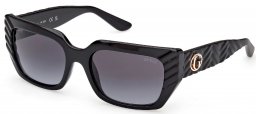 Gafas de Sol - Guess - GU00254 - 01B  SHINY BLACK // GREY GRADIENT