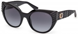 Gafas de Sol - Guess - GU00255 - 01B  SHINY BLACK // GREY GRADIENT