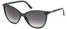 Gafas de Sol - Guess - GU00256 - 96P  SHINY DARK GREEN // GREEN GRADIENT