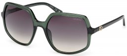 Gafas de Sol - Guess - GU00257 - 96P  SHINY DARK GREEN // GREEN GRADIENT
