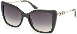 Gafas de Sol - Guess - GU00266 - 96P  SHINY DARK GREEN // GREEN GRADIENT