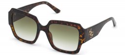 Gafas de Sol - Guess - GU7681 - 52P  DARK HAVANA // GREEN GRADIENT