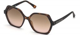 Gafas de Sol - Guess - GU7698 - 52G  DARK HAVANA // BROWN GRADIENT MIRROR