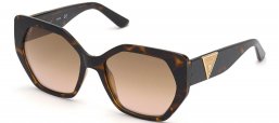Gafas de Sol - Guess - GU7741 - 52G  DARK HAVANA // BROWN GRADIENT MIRROR