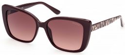 Gafas de Sol - Guess - GU7829 - 69F  SHINY BURGUNDY // BROWN GRADIENT