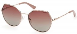 Gafas de Sol - Guess - GU7867 - 32T  SHINY GOLD // BURGUNDY GRADIENT