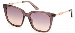 Gafas de Sol - Guess - GU7886 - 59Z  SHINY TRANSPARENT BROWN // VIOLET GRADIENT