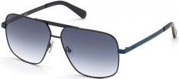 Gafas de Sol - Guess - GU00026 - 02W  MATTE BLACK // BLUE GRADIENT