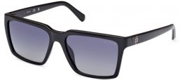 Gafas de Sol - Guess - GU00084 - 01D  SHINY BLACK // GREY GRADIENT POLARIZED