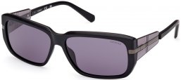 Lunettes de soleil - Guess - GU00090 - 02Y  MATTE BLACK // VIOLET