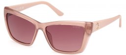 Sunglasses - Guess - GU00098 - 57F  SHINY BEIGE // BROWN GRADIENT