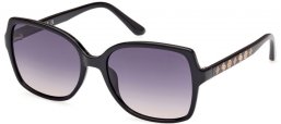 Sunglasses - Guess - GU00100 - 01B  SHINY BLACK // GREY GRADIENT