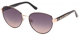 Lunettes de soleil - Guess - GU00101 - 05B  SHINY GOLD BLACK // GREY GRADIENT