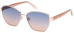 Gafas de Sol - Guess - GU00102 - 28W  SHINY ROSE GOLD // BLUE GRADIENT