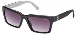 Sunglasses - Guess - GU00121 - 01B  SHINY BLACK // GREY GRADIENT
