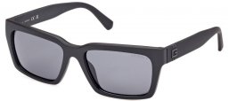 Sunglasses - Guess - GU00121 - 02D  MATTE BLACK // GREY POLARIZED