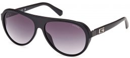 Gafas de Sol - Guess - GU00125 - 02B  MATTE BLACK // GREY GRADIENT