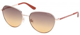 Sunglasses - Guess - GU00148 - 32F  SHINY PALE GOLD // BROWN GRADIENT