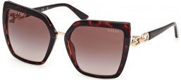 Lunettes de soleil - Guess - GU00160 - 52F  DARK HAVANA // BROWN GRADIENT