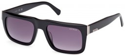 Lunettes de soleil - Guess - GU00171 - 01B  SHINY BLACK // GREY GRADIENT
