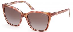 Lunettes de soleil - Guess - GU00191 - 47F  HAVANA LIGHT BROWN // BROWN GRADIENT