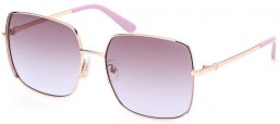 Lunettes de soleil - Guess - GU00194 - 59F  SHINY ROSE GOLD // BROWN GRADIENT