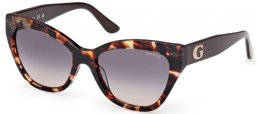 Lunettes de soleil - Guess - GU00204 - 52B  HAVANA HONEY // GREY GRADIENT