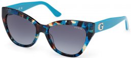 Lunettes de soleil - Guess - GU00204 - 87P  HAVANA TURQUOISE // GREEN GRADIENT