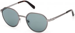 Lunettes de soleil - Guess - GU00207 - 09V  SATIN BRONZE // LIGHT BLUE