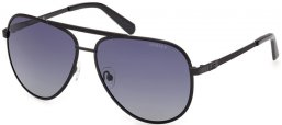 Lunettes de soleil - Guess - GU00209 - 02D  MATTE BLACK // GREY POLARIZED